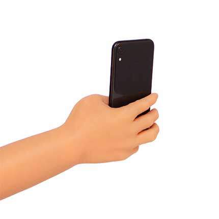 funkcjonalna proteza ręki TOLKA z możliwością ustawiania pozycji palców i trzymania telefonu