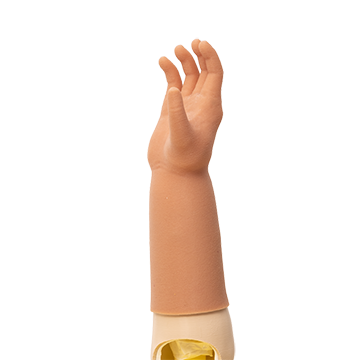 funkcjonalna proteza ręki TOLKA Baby dla dzieci z możliwością ustawiania pozycji palców